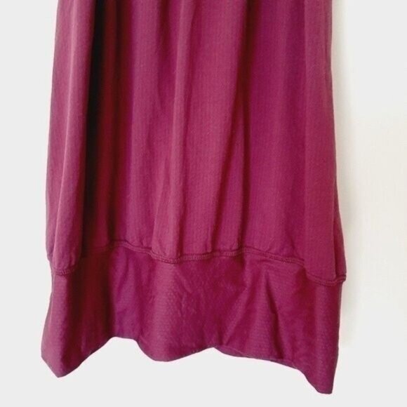 LULULEMON No Limit Tank Pink & Purple Bulit in Bra Sz 2 / XS Flawed - Picture 5 of 12